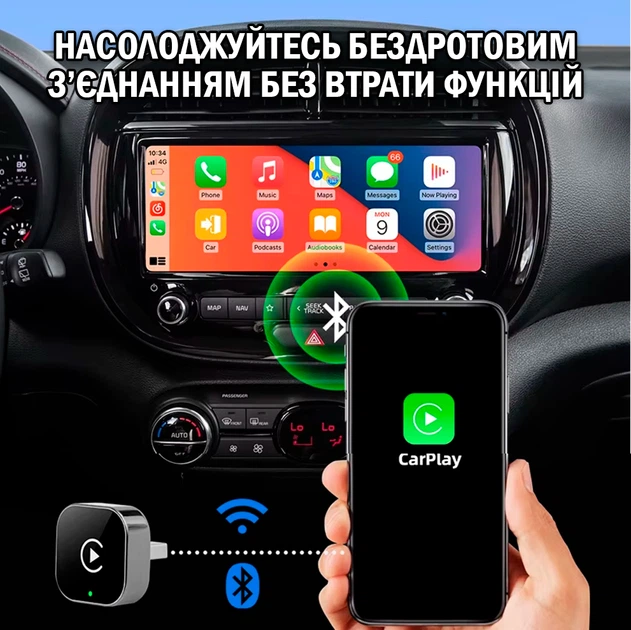 Бездротове з'єднання телефону з автомобілем